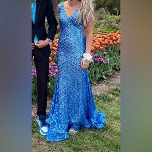 Blue Prom Dress From Jovani